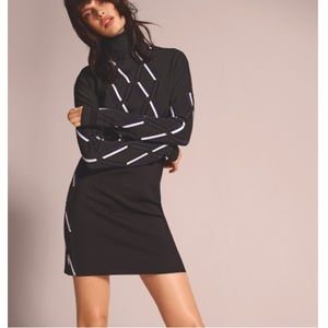 Tod’s Striped Turtleneck Dress